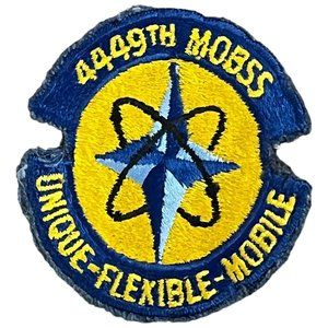 US AIR FORCE 4449th Mobss Mobility Support Squadron Patch USAF